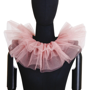 Διασυνοριακό Amazon Puffy Mesh Ψεύτικο Κολάρο Halloween Κλόουν Παράσταση Μεταμφίεση Στολίδι Λαιμού Αξεσουάρ Φωτογραφίας Στηρίγματα