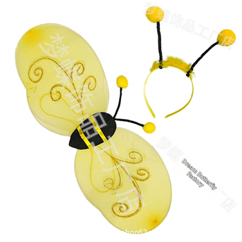 Διασυνοριακά Νέα Προϊόντα Εργοστάσιο σε απόθεμα Κίτρινη στολή με φτερά μέλισσας Προμήθειες Φεστιβάλ Παράστασης