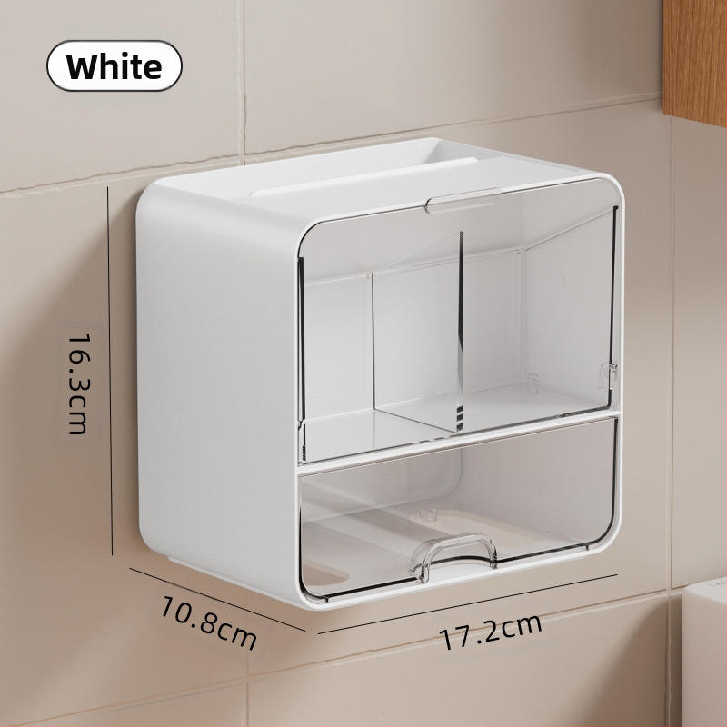 Kodumajapidamises kasutatav tualettruum, kosmeetika, puuvillane seinale kinnitatav hoiukarp, puudripuhastus, vatitups, vatitupsu paigutuskarp, ühiselamu juukseaksessuaaride hoiuriiul