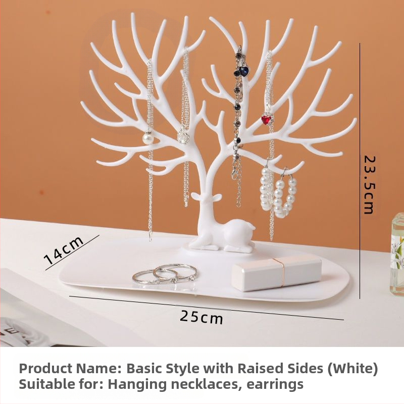 Auskarai Auskarai Auskarai Karoliai Papuošalų laikymo dėžutė Skaidri Didelės talpos Plaukų aksesuarai Tualetinis staliukas Vitrina