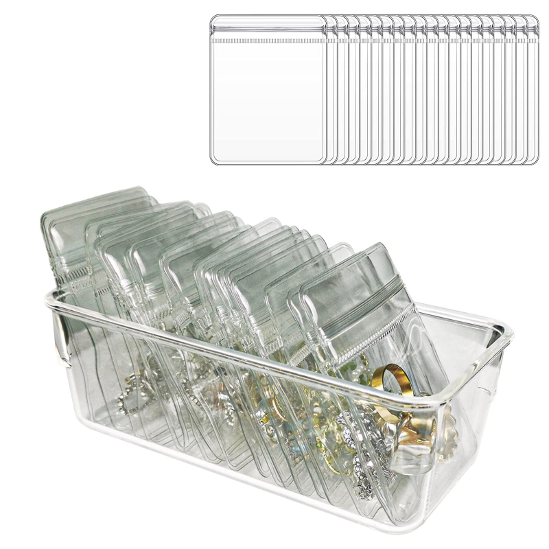 Cutie de depozitare pentru bijuterii transfrontalieră, anti-oxidare, transparentă, cercei, colier, inel, sertar pentru bijuterii, cutie de depozitare