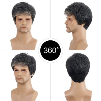 Meeste parukad Euroopa ja Ameerika plahvatused keemilisest kiust peakatted mood lühikesed juuksed meeste juuste tootjad märkavad parukate piiriülest müüki