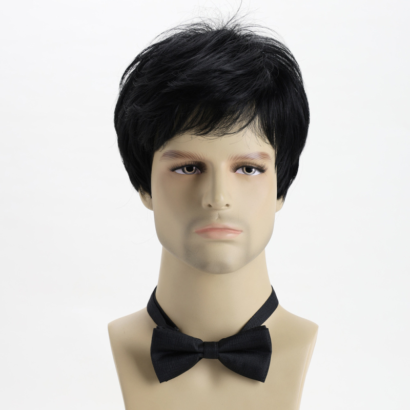 Meeste parukad Euroopa ja Ameerika plahvatused keemilisest kiust peakatted mood lühikesed juuksed meeste juuste tootjad märkavad parukate piiriülest müüki