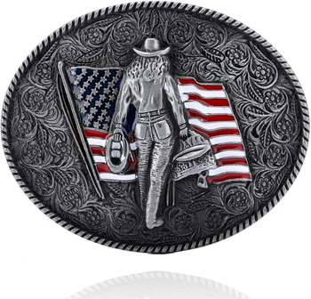 [Changsheng] Youpin Amerikos vėliava Džinsinio diržo sagtis jaunimo mados diržo sagtis tarpvalstybinis vienetinis pristatymas