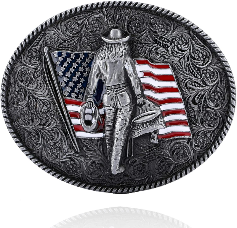 [Changsheng] Youpin Amerikos vėliava Džinsinio diržo sagtis jaunimo mados diržo sagtis tarpvalstybinis vienetinis pristatymas