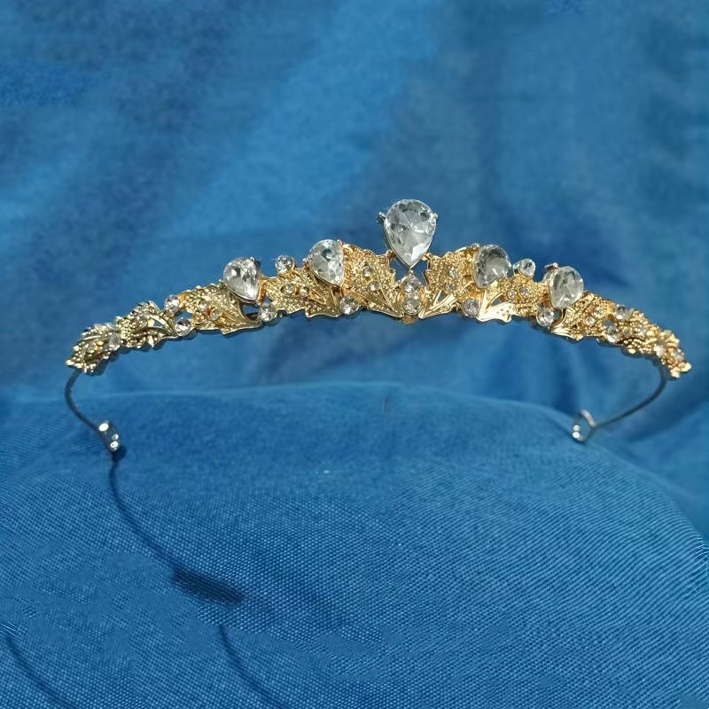 Uus Euroopa ja Ameerika tsirkoonist kroon Pruudi peakate Catwalk juuste aksessuaarid kleit esinemise aksessuaarid tüdruk sünnipäevakingitus kroon