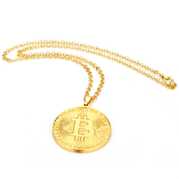 Νέο Κολιέ με Νομίσματα Αρχαίου Ρωμαϊκού Στυλ, Μπρελόκ με Νομίσματα Bitcoin, Διασυνοριακό Σημείο Προμήθειας