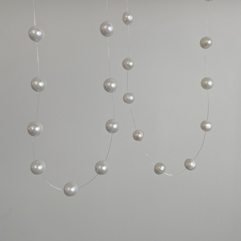 Κολιέ με μαργαριτάρια γλυκού νερού που δεν ξεθωριάζει, γυναικείο καλοκαιρινό κολιέ υψηλής ποιότητας με αλυσίδα κλείδας, κολιέ με κόκαλα φιδιού, χονδρική