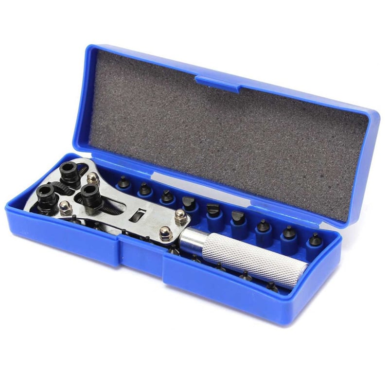 Instrument de reparare a ceasurilor, deschizător de ceasuri multifuncțional, dispozitiv cu capac inferior deschis cu trei gheare, capac de ceas deschis cu trei gheare, lucrător la întreținerea ceasurilor