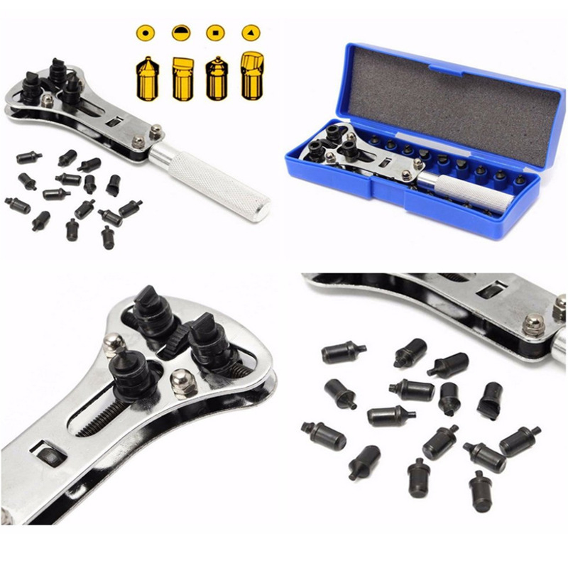 Instrument de reparare a ceasurilor, deschizător de ceasuri multifuncțional, dispozitiv cu capac inferior deschis cu trei gheare, capac de ceas deschis cu trei gheare, lucrător la întreținerea ceasurilor