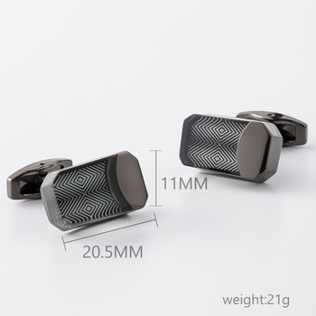 Uočite nove visokokvalitetne manžete od legure s kapnim ljepilom, vanjska trgovina, muške klasične poslovne francuske manžete na veliko