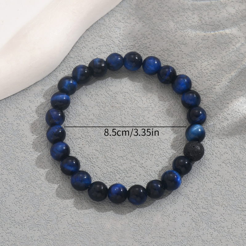 2024. gada jauna vienkārša dabīgā akmens pērlīšu aproce, vintage, rokām austa nišas dizaina aproce, kas piemērota visām sievietēm.