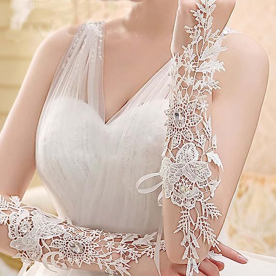 Didmeninė prekyba nuotakos vestuvine suknele, vestuvinė etiketo pirštinė, vandenyje tirpios nėrinės, gėlės formos, rombo formos, kabliuko formos, ilgos pirštinės, tuščiavidurės, be pirštų, naujas stilius.