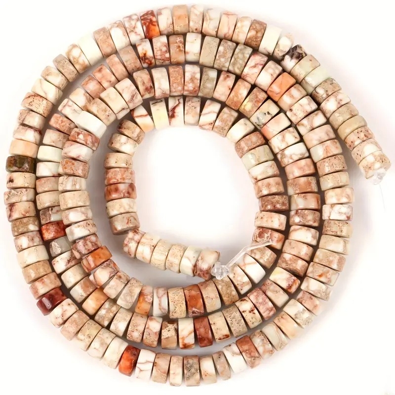 2*4 χιλιοστά φυσικό διαχωριστικό από πέτρα αυτοκράτορα, χαλαρές χάντρες, χειροποίητα DIY βραχιόλια, κοσμήματα, με χάντρες, δίσκος αυτοκράτορα, χονδρική πώληση