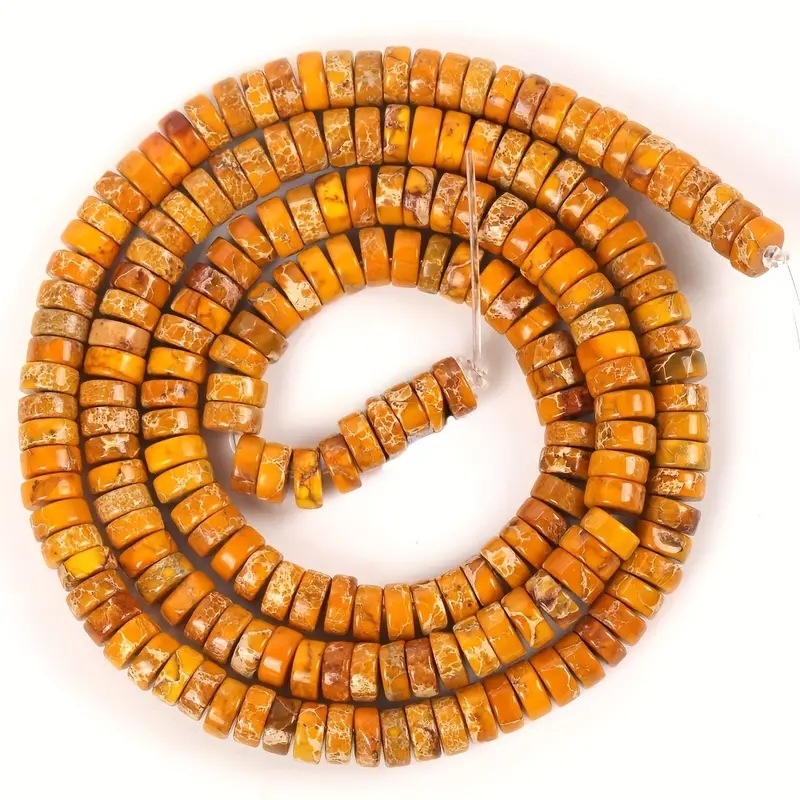 2*4 χιλιοστά φυσικό διαχωριστικό από πέτρα αυτοκράτορα, χαλαρές χάντρες, χειροποίητα DIY βραχιόλια, κοσμήματα, με χάντρες, δίσκος αυτοκράτορα, χονδρική πώληση