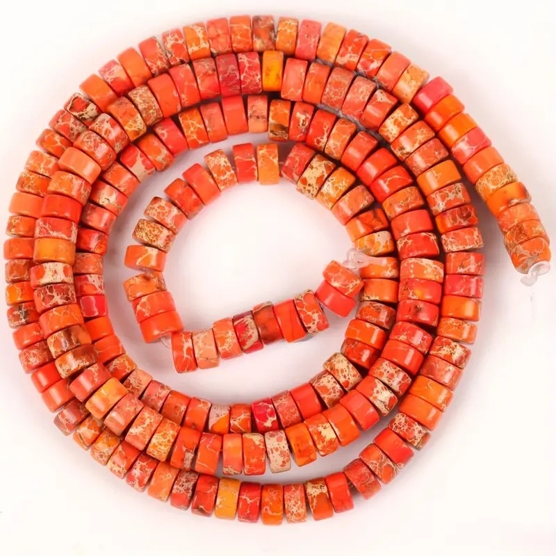 2*4 χιλιοστά φυσικό διαχωριστικό από πέτρα αυτοκράτορα, χαλαρές χάντρες, χειροποίητα DIY βραχιόλια, κοσμήματα, με χάντρες, δίσκος αυτοκράτορα, χονδρική πώληση