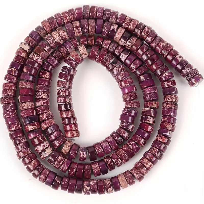 2*4 χιλιοστά φυσικό διαχωριστικό από πέτρα αυτοκράτορα, χαλαρές χάντρες, χειροποίητα DIY βραχιόλια, κοσμήματα, με χάντρες, δίσκος αυτοκράτορα, χονδρική πώληση