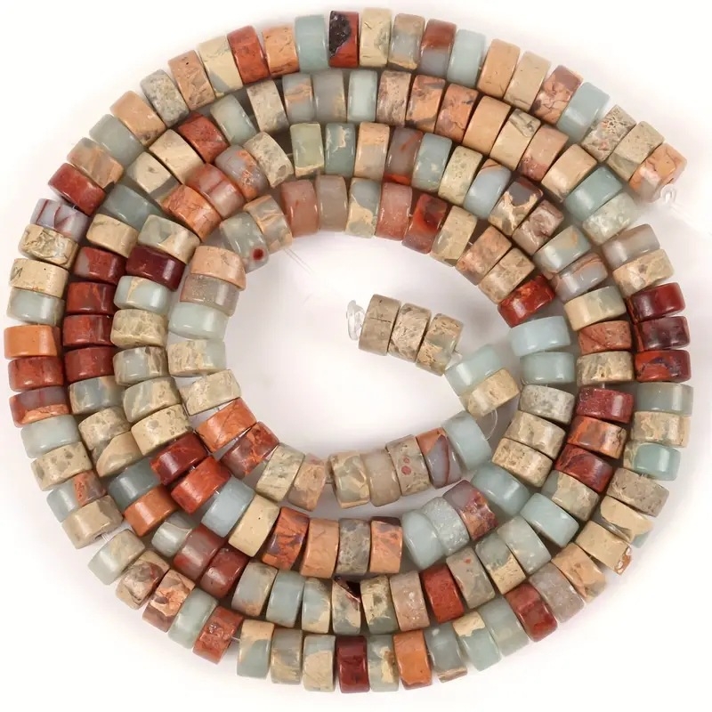 2*4 χιλιοστά φυσικό διαχωριστικό από πέτρα αυτοκράτορα, χαλαρές χάντρες, χειροποίητα DIY βραχιόλια, κοσμήματα, με χάντρες, δίσκος αυτοκράτορα, χονδρική πώληση