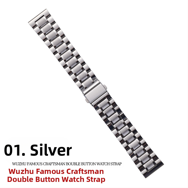 „Apple Watch Five Beads Makers“ tvirtos drugelio sagties „iwatch“ nerūdijančio plieno „Huawei“ laikrodžio dirželis