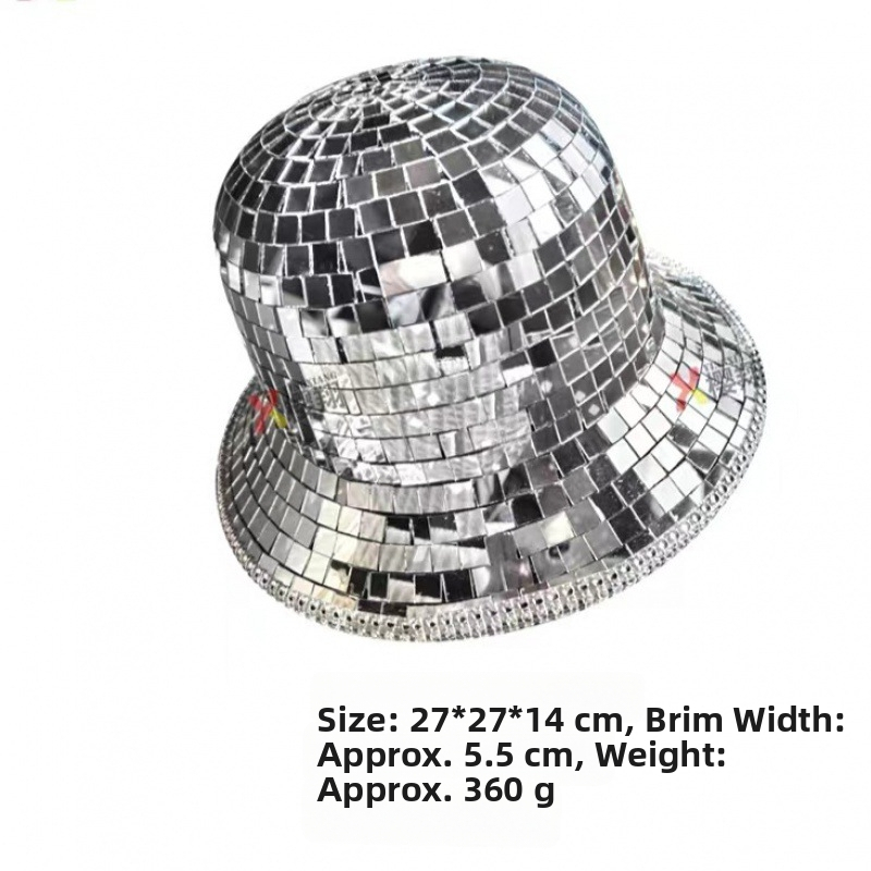 Маска за диско топка с блясък и блясък