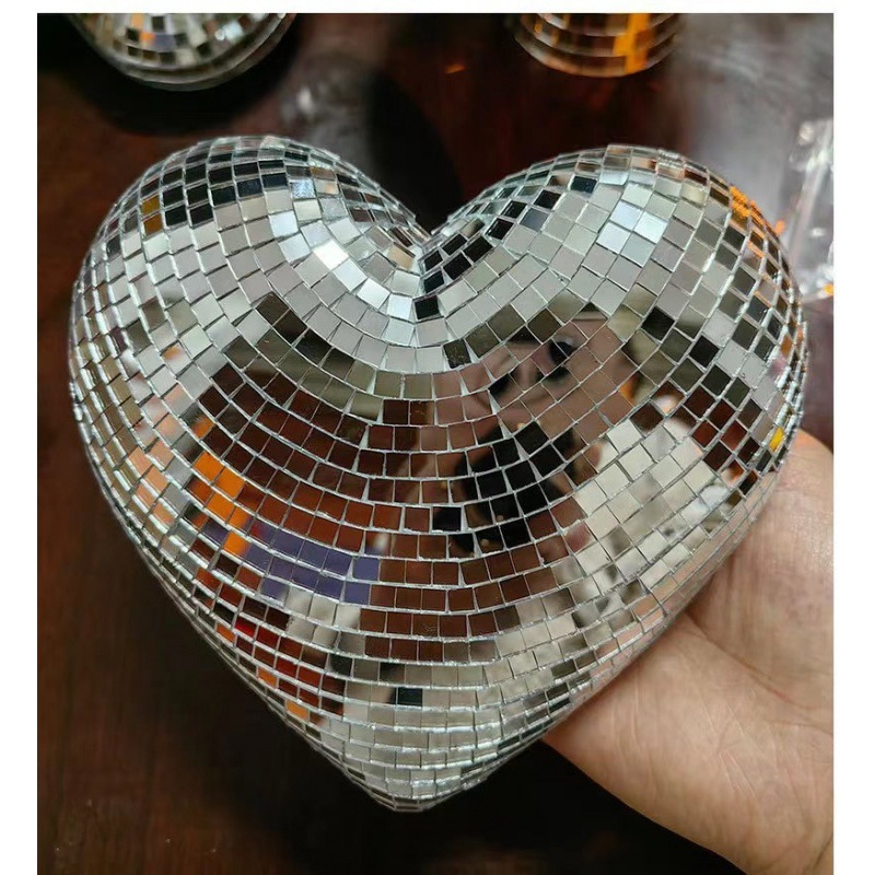 Маска за диско топка с блясък и блясък