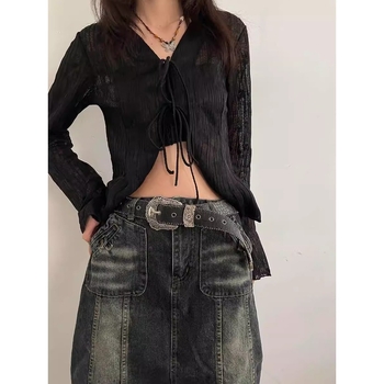 Europietiško ir amerikietiško stiliaus moteriškas diržas, 2024 m. naujas amerikietiškas retro krokodilo juodas diržas, universalus džinsinis, dekoratyvinis korėjietiško stiliaus