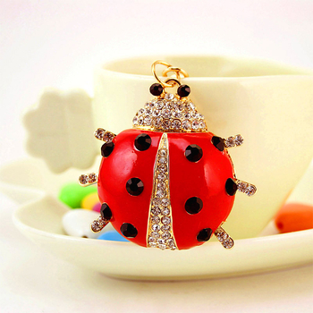 Χαριτωμένα κοσμήματα Πολύχρωμα μπρελόκ επτά αστέρων πασχαλίτσα για γυναίκες, αξεσουάρ τσάντας, μπρελόκ ζώων, έντομο, αξεσουάρ για κοπέλα 793