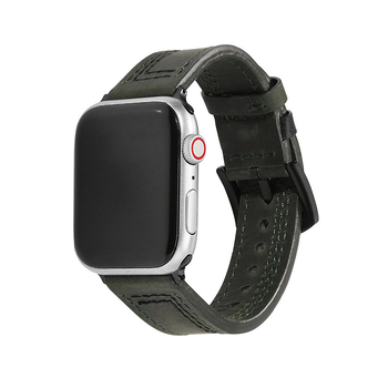 Για το iwatch Apple λουράκι με στρώση δέρματος αγελάδας 3/4/5/6/SE Crazy Horse δέρμα 7 λέξεων γραμμή ρετρό χρώμα δέρματος αγελάδας