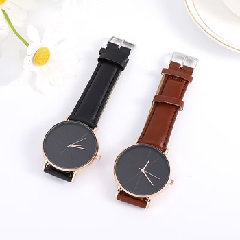 Νέο σετ ρολογιών για άνδρες, δροσερό ψεύτικο ρολόι χαλαζία με τρία μάτια + ευέλικτο πλεκτό βραχιόλι με χάντρες