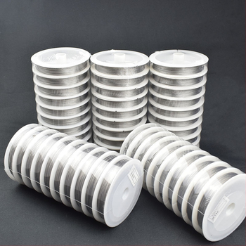 Mitteelastne plastikkattega pehme terastraat, pärlitega meisterdamise nõel, õhuke terastraadist kaelakee, terastraadist käevõru, isetegemise tarvikud, materjal