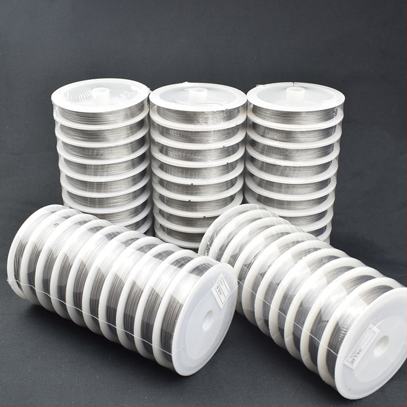 Нееластична пластмасово покрита мека стоманена тел за мъниста, оловна игла, тънка стоманена тел, колие от стоманена тел, гривна от стоманена тел, аксесоари „Направи си сам“.