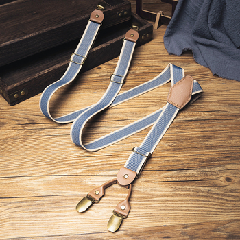 SOURCE κλιπ λουριού ρετρό αντιολισθητικό παντελόνι κοστουμιού ενηλίκων σε σχήμα Y ελαστικό παντελόνι ιμάντας παντελόνι γενικής χρήσης για άνδρες