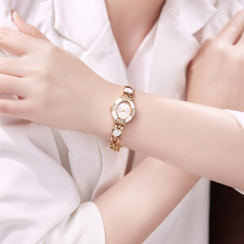 K6001 Novi uvezeni mehanizam s baterijskim kvarcnim ženskim satom, narukvica, nakit, retro izuzetan ženski sat