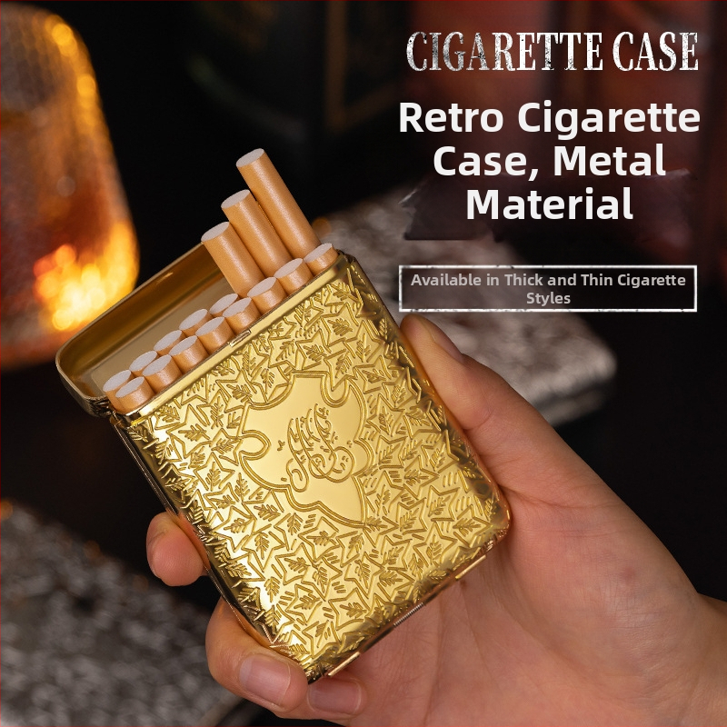 YF-852 Nova vintage trostruka kutija za cigarete Birmingham Bloodbath Gangster Shebir Isti stil metalna trostruka kutija za cigarete Ručno izrađena