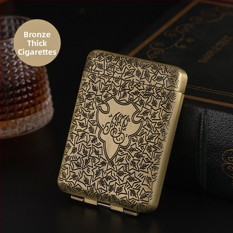 YF-852 Nova vintage trostruka kutija za cigarete Birmingham Bloodbath Gangster Shebir Isti stil metalna trostruka kutija za cigarete Ručno izrađena
