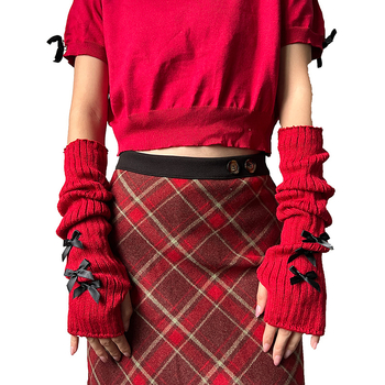 JK Girl Jaapani lipsuga varrukad Millennium Spice Girls kootud varrukad Pure Wind Leakage kindad varrukad