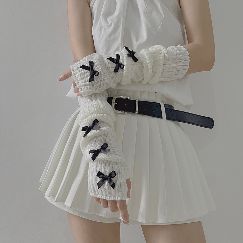 JK Girl Jaapani lipsuga varrukad Millennium Spice Girls kootud varrukad Pure Wind Leakage kindad varrukad