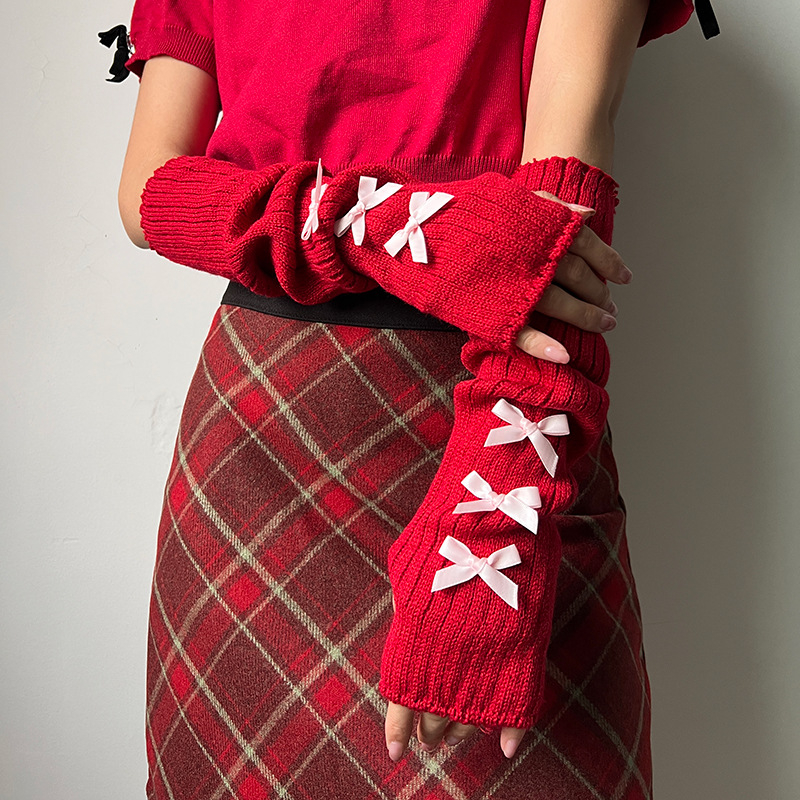 JK Girl Jaapani lipsuga varrukad Millennium Spice Girls kootud varrukad Pure Wind Leakage kindad varrukad