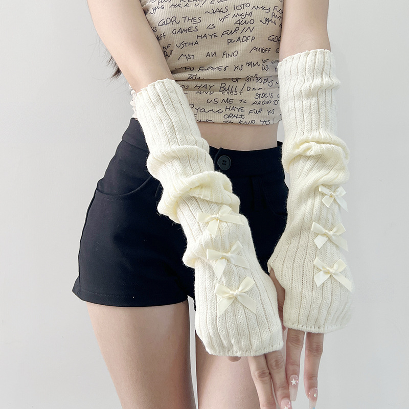 JK Girl Jaapani lipsuga varrukad Millennium Spice Girls kootud varrukad Pure Wind Leakage kindad varrukad