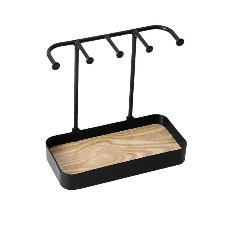 Háromrétegű ékszertároló állvány, kozmetikai ékszertartó, bőrápoló ékszerdoboz, asztali fiókos doboz, ékszerdoboz