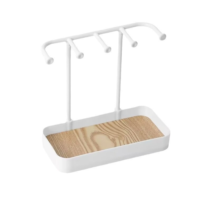 Háromrétegű ékszertároló állvány, kozmetikai ékszertartó, bőrápoló ékszerdoboz, asztali fiókos doboz, ékszerdoboz