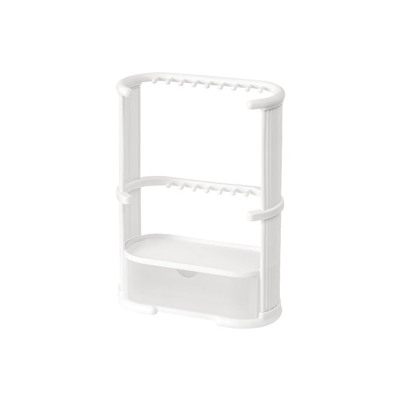 Háromrétegű ékszertároló állvány, kozmetikai ékszertartó, bőrápoló ékszerdoboz, asztali fiókos doboz, ékszerdoboz