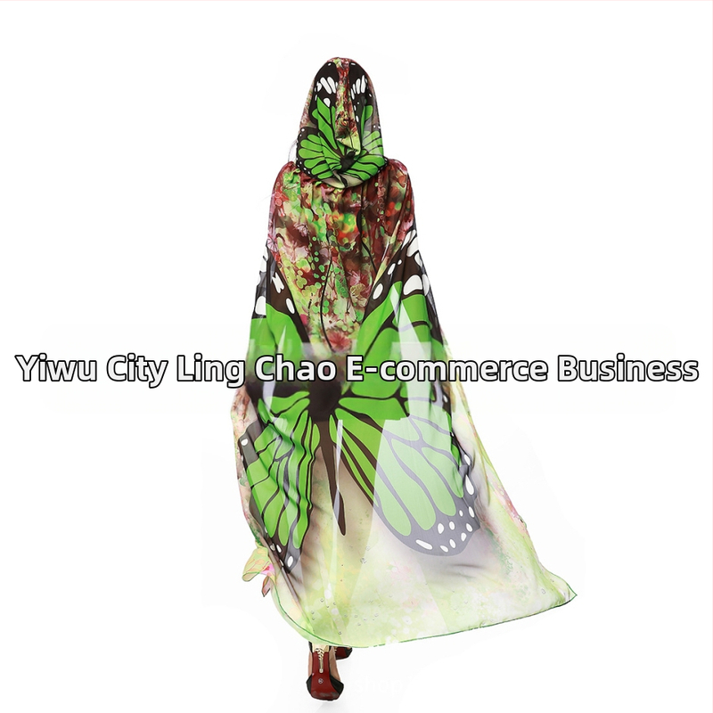 Paabulinnu keep rannarätikuga mähitud seelikuga dekoratiivne liblikkeep Euroopas ja Ameerikas populaarne digitaalselt trükitud liblikkeep