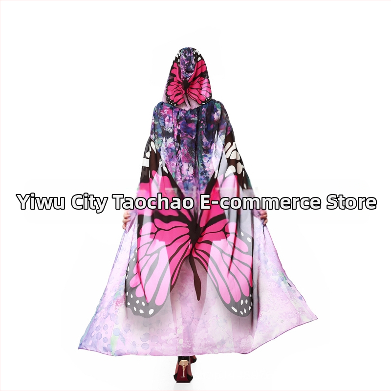 Paabulinnu keep rannarätikuga mähitud seelikuga dekoratiivne liblikkeep Euroopas ja Ameerikas populaarne digitaalselt trükitud liblikkeep