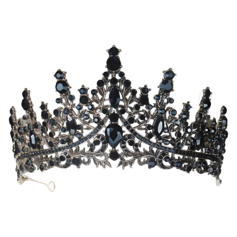 Uus luksuslik täisteemantkrooni juuksepael pulmakleidi aksessuaarid elegantsed pruudikrooni juukseaksessuaarid