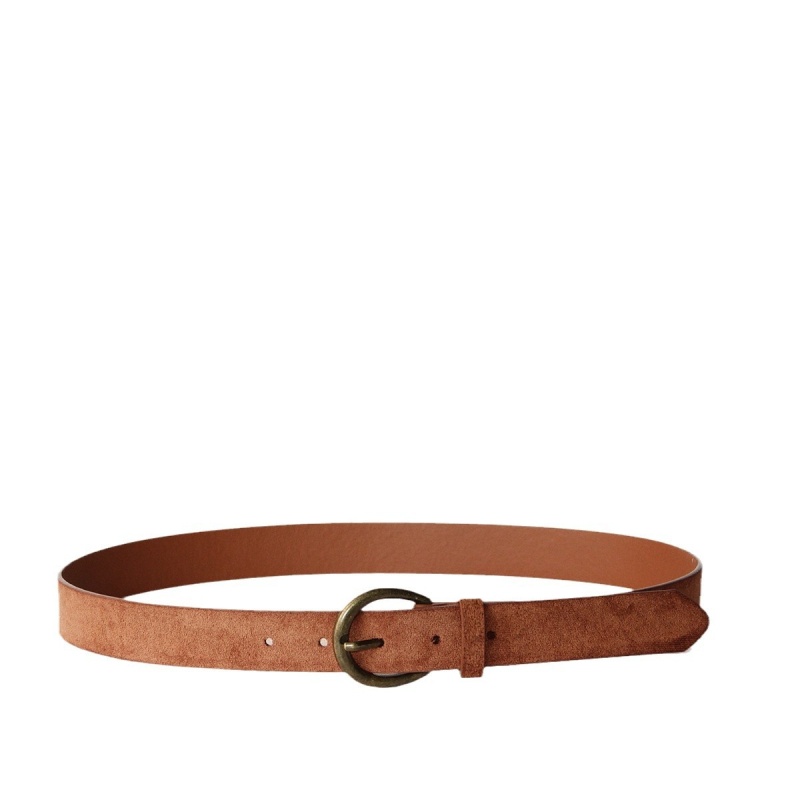 Γυναικεία Ζώνη PU σε Ρετρό Στυλ με Πράσινη Χάλκινη Αγκράφα, Γυναικεία Ζώνη PU, Σουέτ, Λεοπάρ, Vintage Χονδρική