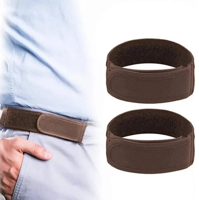 Csat nélküli rugalmas öv férfiaknak, lusta csat nélküli öv