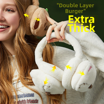 Χειμερινές χαριτωμένες ζεστές γυναικείες ωτοασπίδες αντιανεμικές κρύες ωτοασπίδες φθινόπωρο και χειμώνα υπαίθρια ιππασία φοιτητική προστασία αυτιών αντιψυκτικά χονδρικής αυτιών