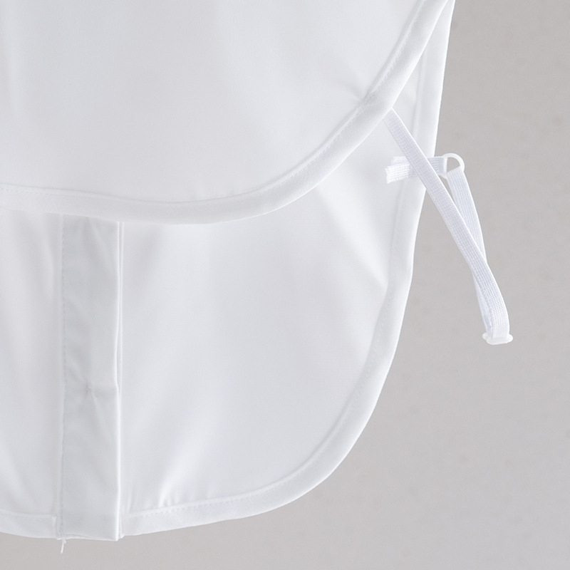 Balto šifono dekoratyvinė netikra apykaklė moterims, korėjietiško stiliaus, universali marškinių apykaklė, madinga apačia, 2023 m. rudens nauja netikra apykaklė.