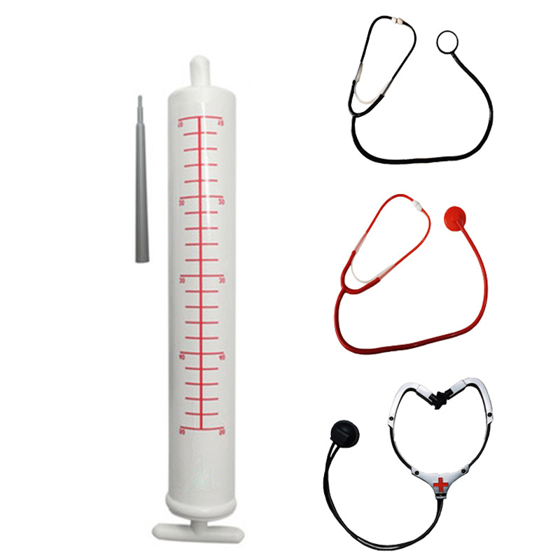 Filmai ir televizija Helovino slaugytojų festivalio rekvizitai Daktarės slaugytojos perdėtas švirkštas Stetoskopas Baro šokių pasirodymo aksesuarai